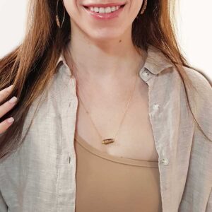 תכשיט עם משמעות, שרשרת גולדפילד עדינה עם חריטה