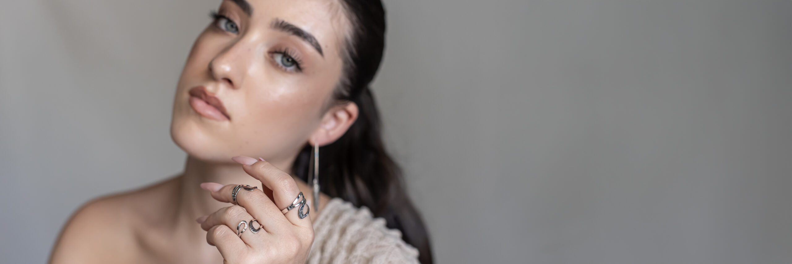 Women’s Kabbalah ring with Hebrew engraving - handmade in Israel by Ravit Hasday