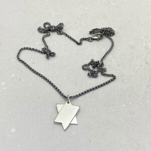 Star of David Silver Magen David Jewish Symbol Necklace